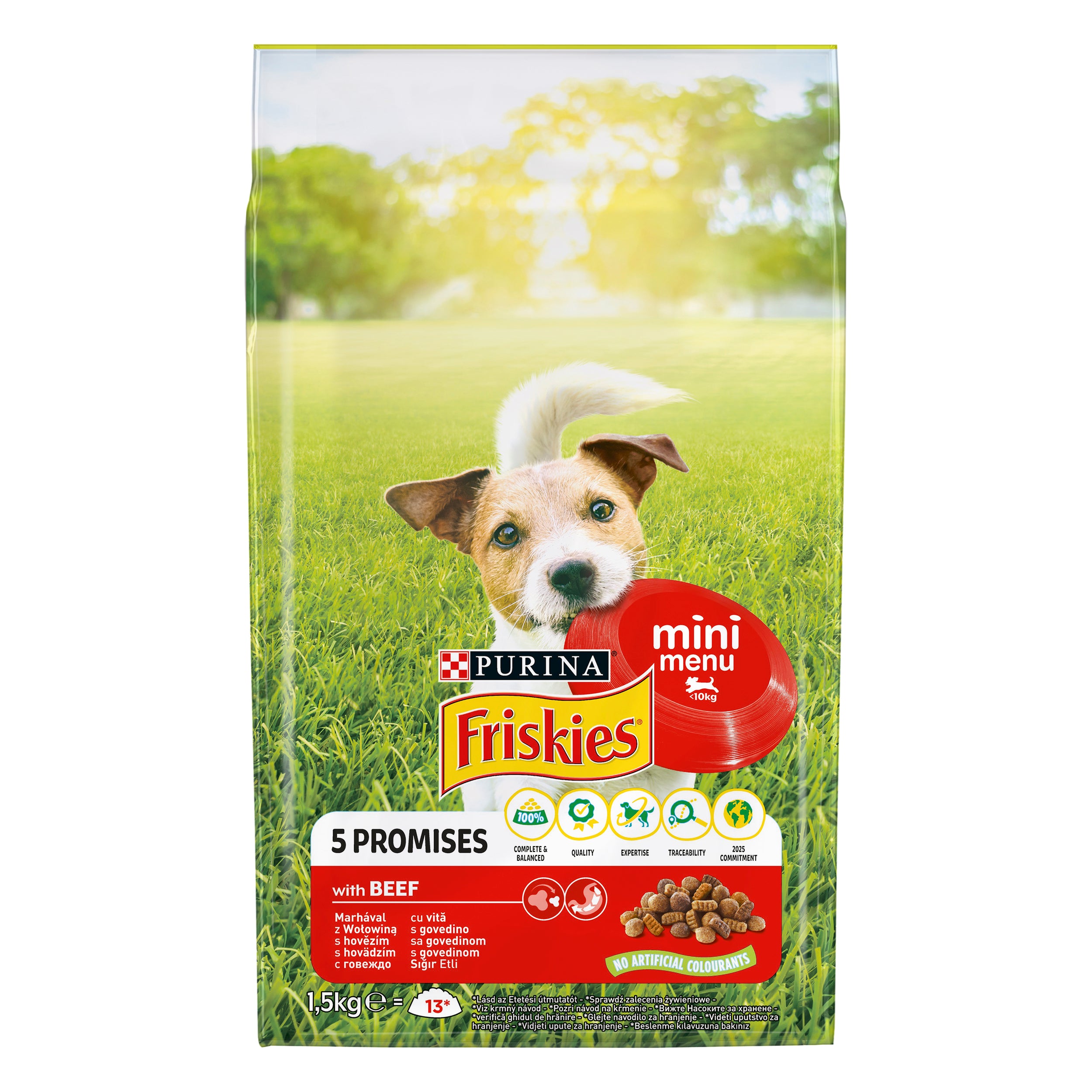 Friskies Mini Meniu – Vită (1.5 kg)
