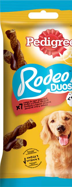 Pedigree Rodeo Duos Vită & Pui (7 bucăți)
