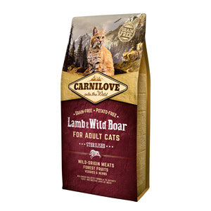 Carnilove Lamb & Wild Boar Cats Sterilised