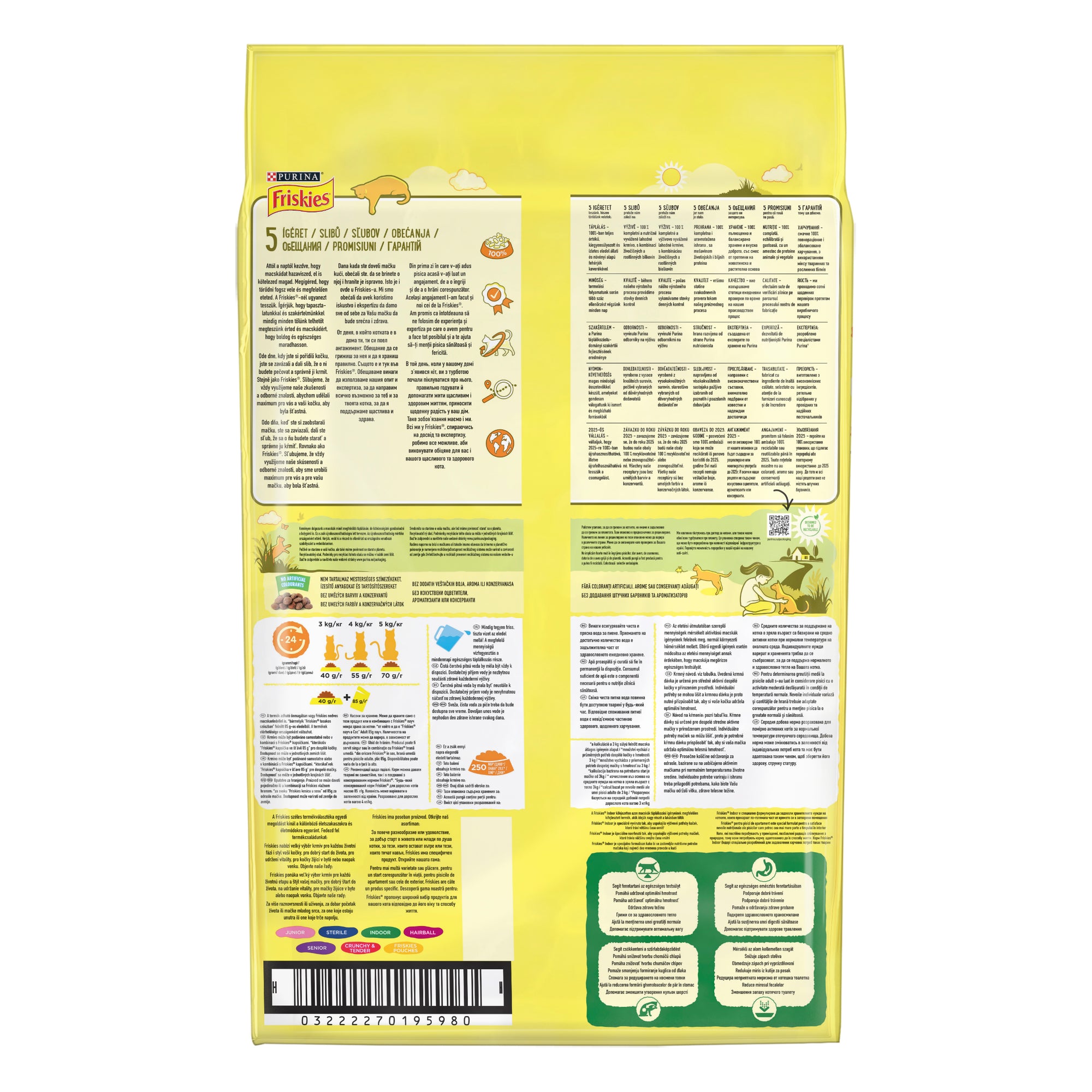 Friskies Indoor cu Pui și Legume – Hrană uscată pentru pisici de interior