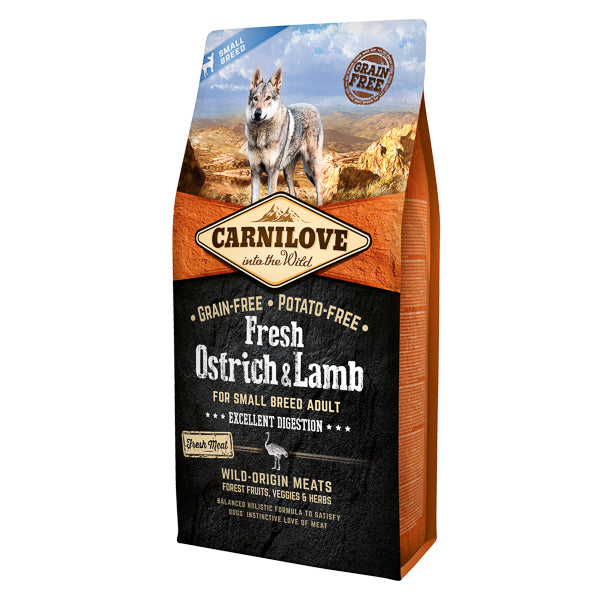 Carnilove Fresh Ostrich & Lamb for Small Breed Dogs