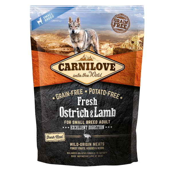 Carnilove Fresh Ostrich & Lamb for Small Breed Dogs