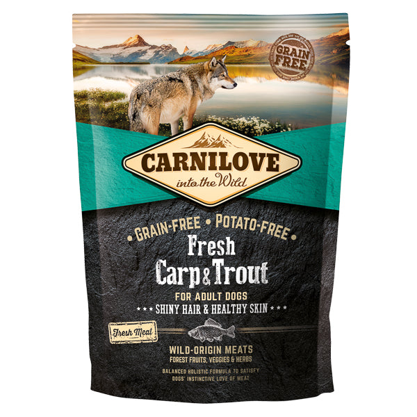 Carnilove Fresh Carp & Trout, Healthy Skin for Adult Dogs