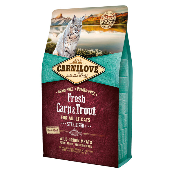Carnilove Fresh Carp & Trout Sterilised for Adult Cats