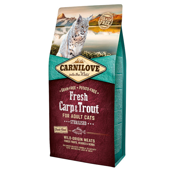 Carnilove Fresh Carp & Trout Sterilised for Adult Cats