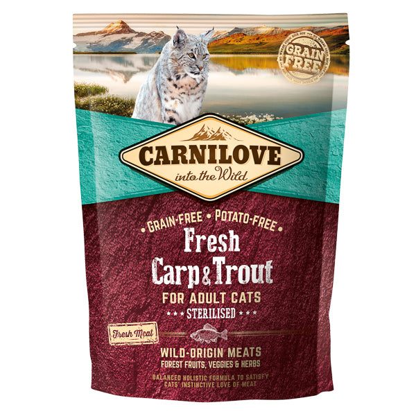 Carnilove Fresh Carp & Trout Sterilised for Adult Cats