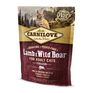 Carnilove Lamb & Wild Boar Cats Sterilised