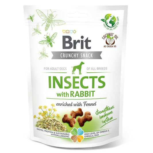 Brit Care Dog Crunchy Cracker Insects & Rabbit with Fennel 200 g