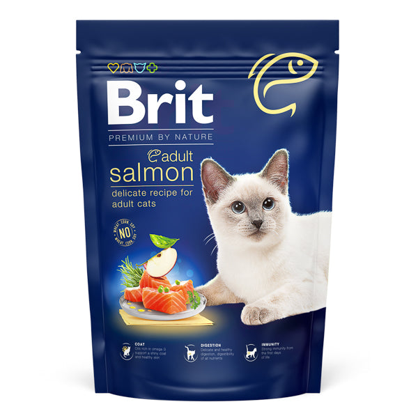 Brit Premium by Nature Cat Adult Salmon