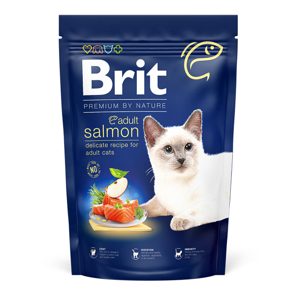Brit Premium by Nature Cat Adult Salmon
