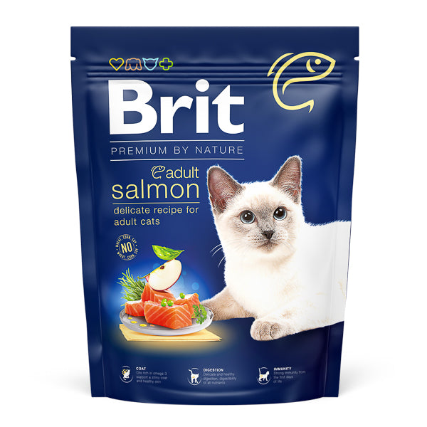 Brit Premium by Nature Cat Adult Salmon
