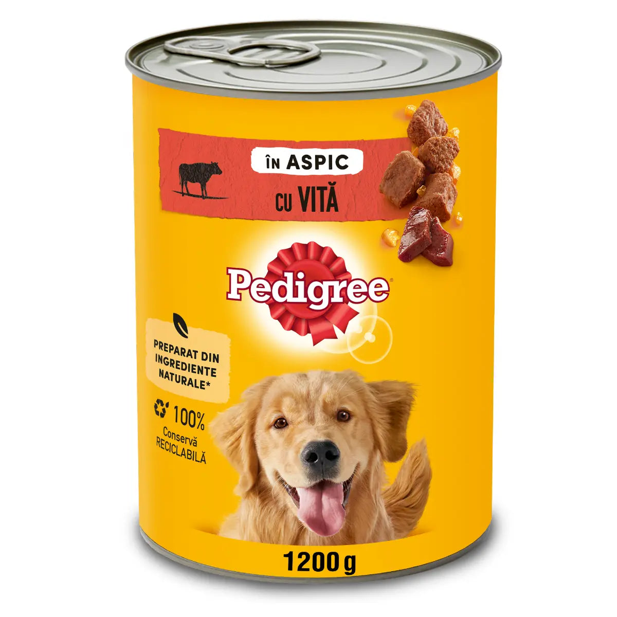 Pedigree Conservă cu Vită – Hrană Umedă pentru Câini Adulți,