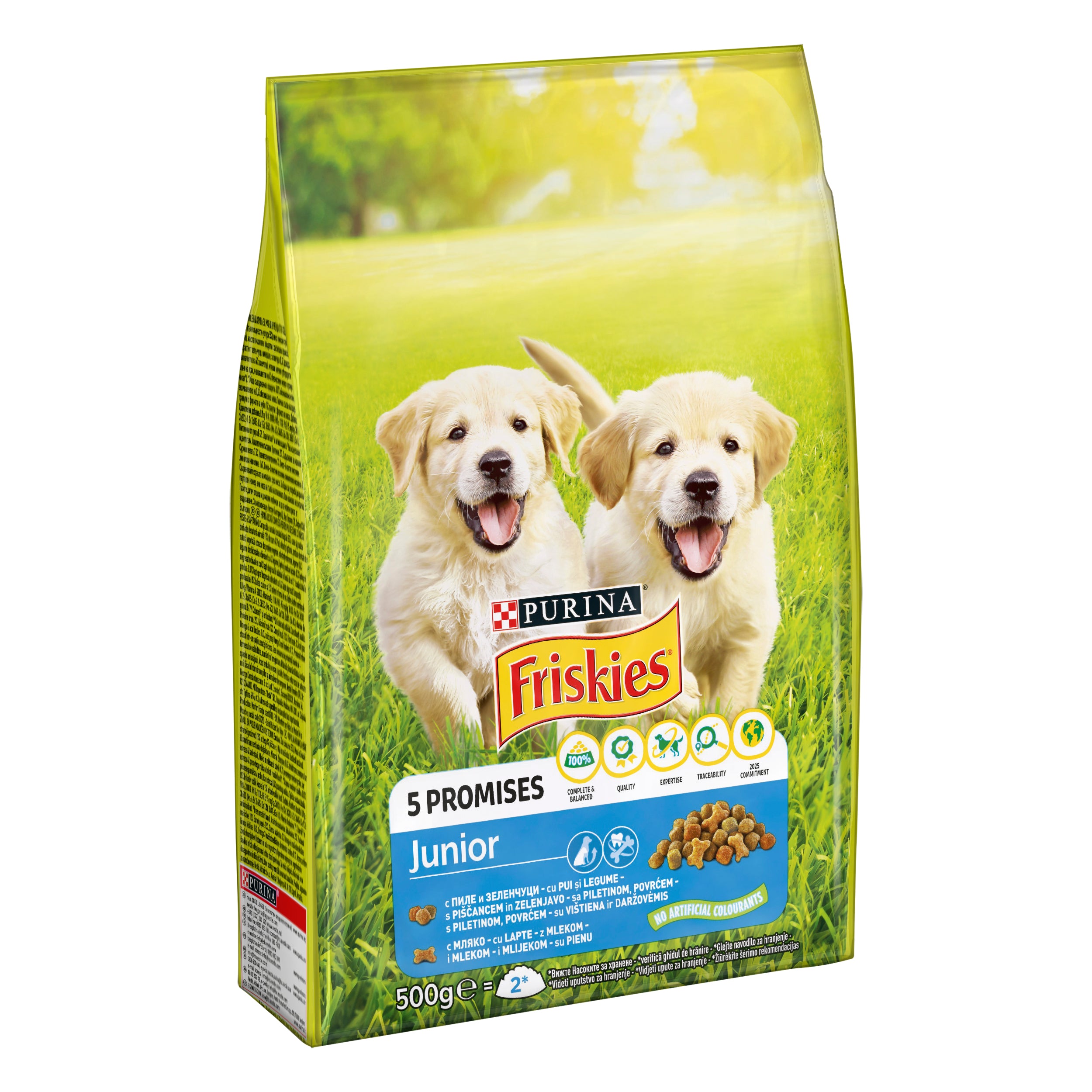 Friskies Junior – Pui, Legume & Lapte