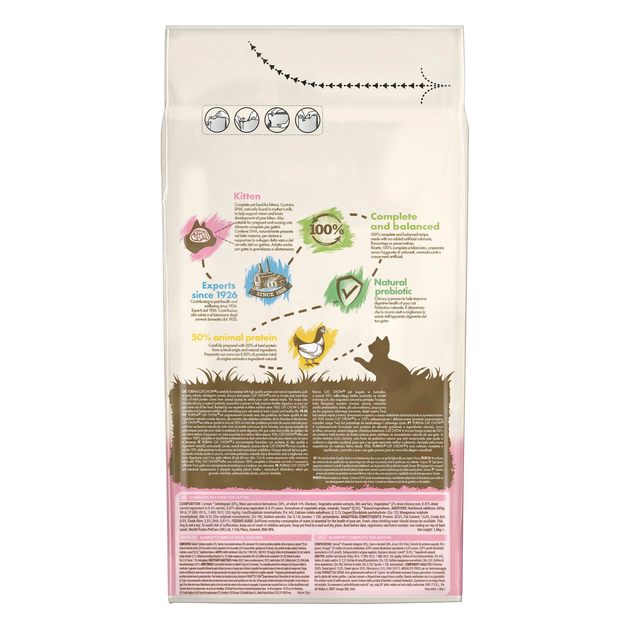 Purina Cat Chow Junior cu Pui