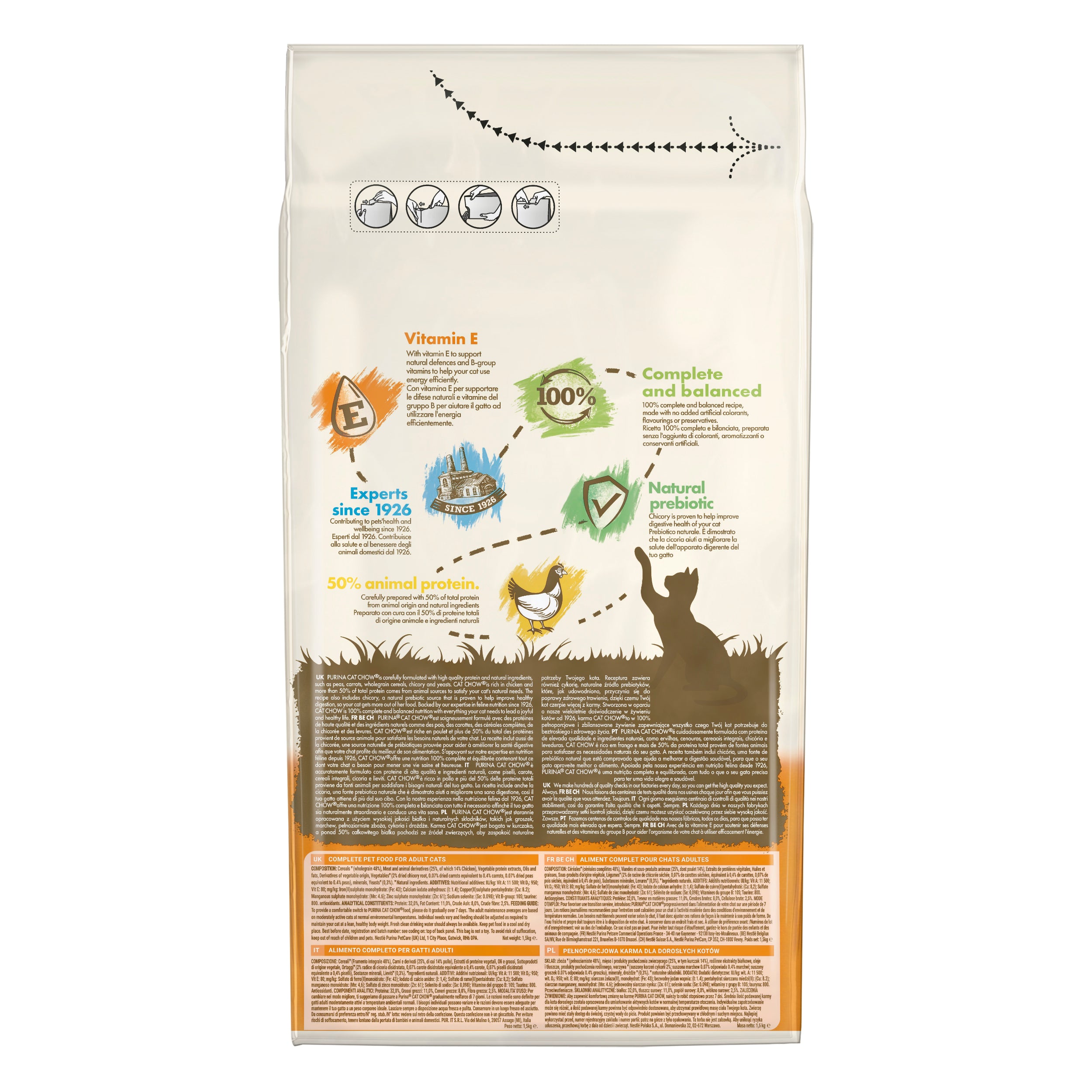 Purina Cat Chow Adult cu Pui