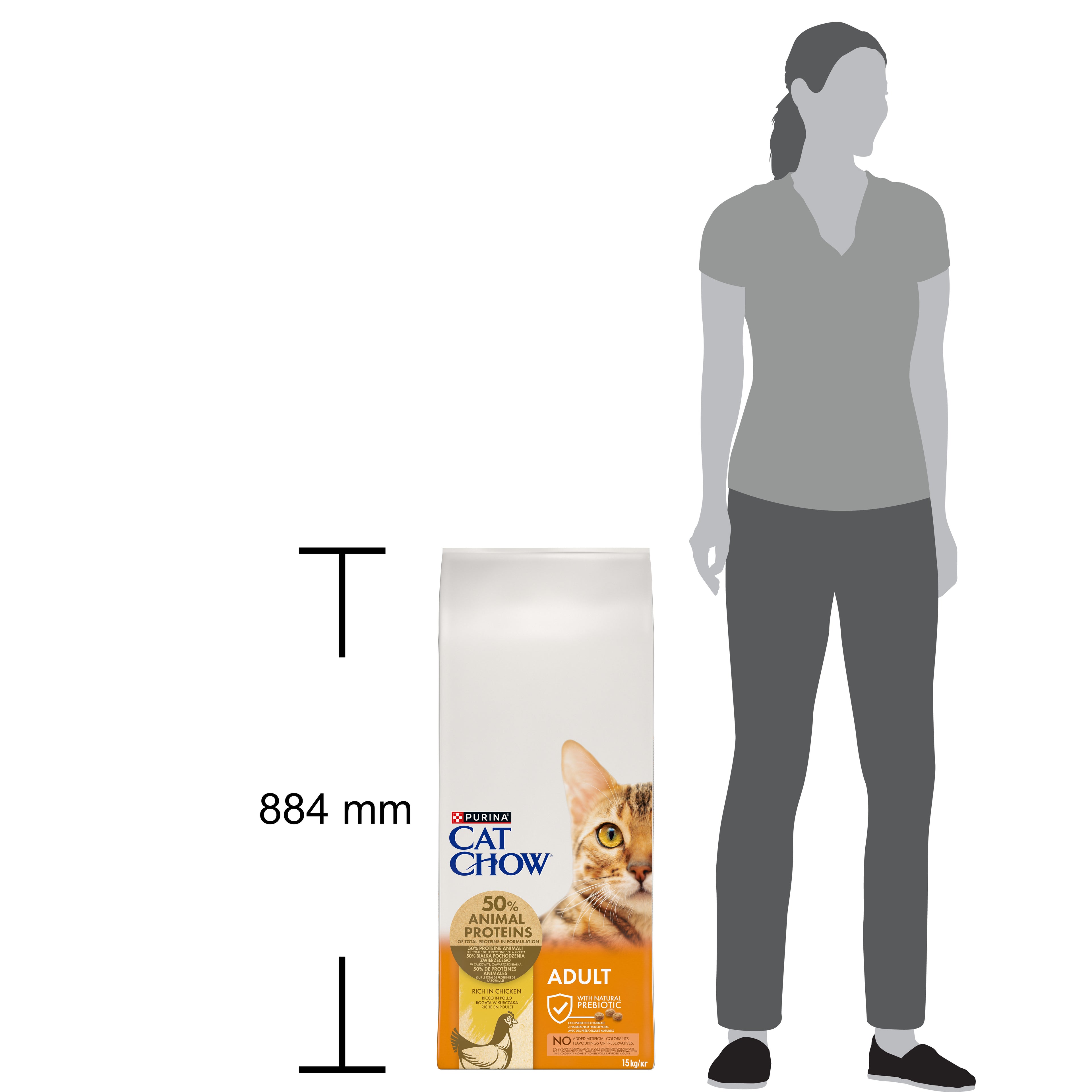 Purina Cat Chow Adult cu Pui
