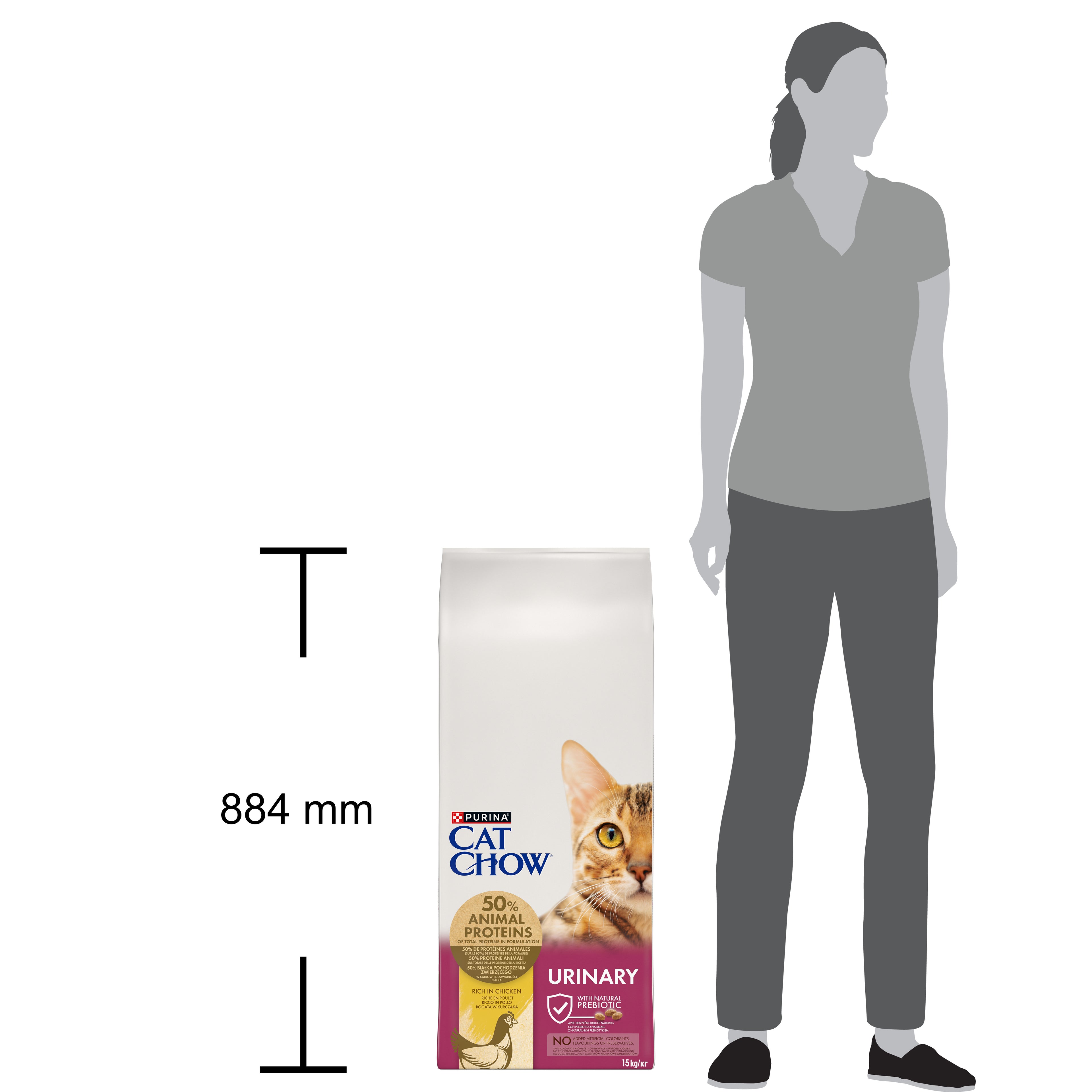 Purina Cat Chow Urinary Tract Health cu Pui
