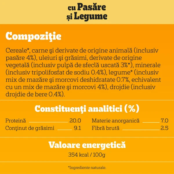 Pedigree Hrană Uscată pentru Câini Adulți de Talie Mică cu Pasăre și Legume, 2 kg
