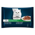 Gourmet Perle – Mini Fileuri cu Carne & Legume (4x85g)