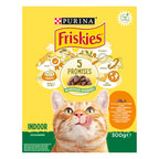 Friskies Indoor cu Pui și Legume – Hrană uscată pentru pisici de interior