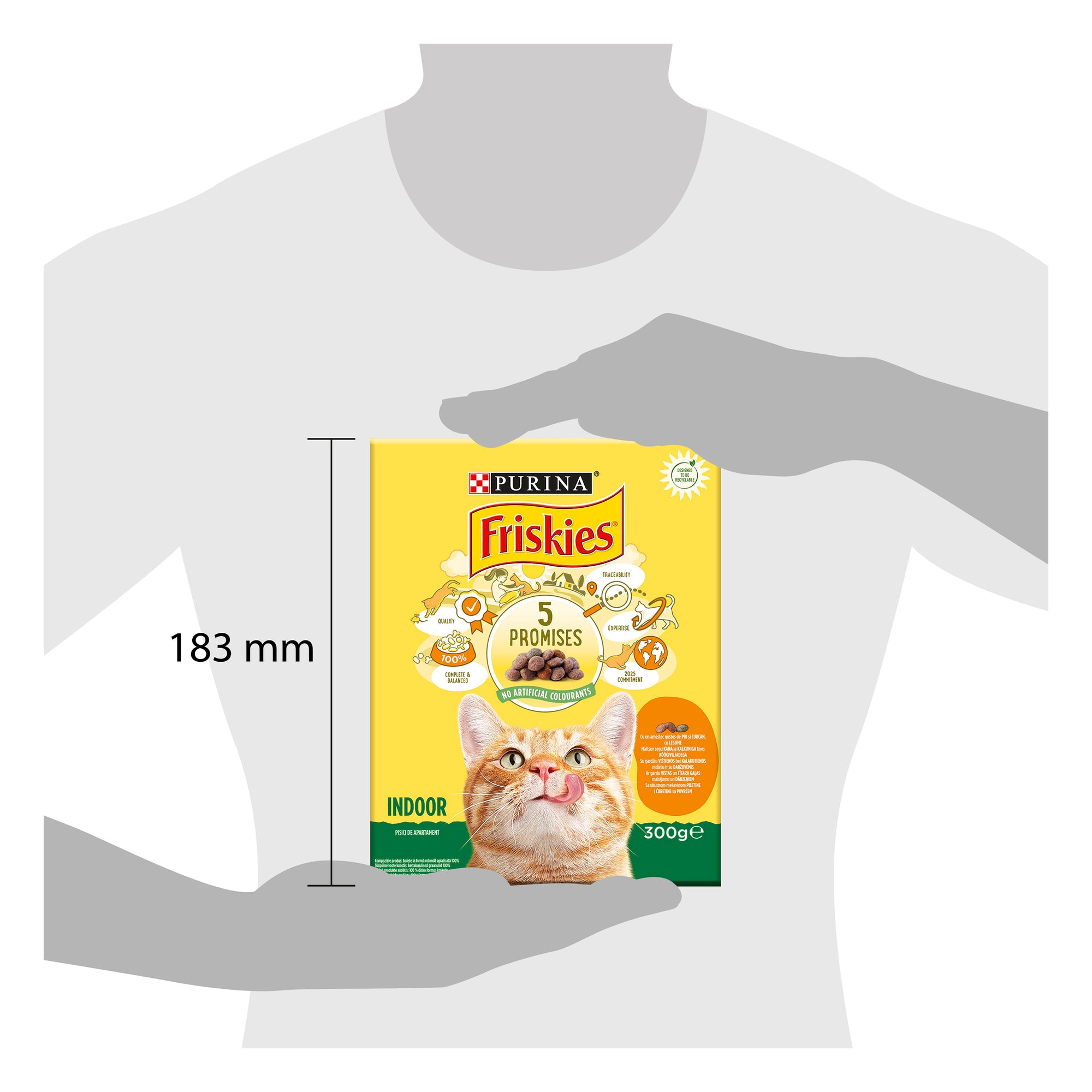 Friskies Indoor cu Pui și Legume – Hrană uscată pentru pisici de interior