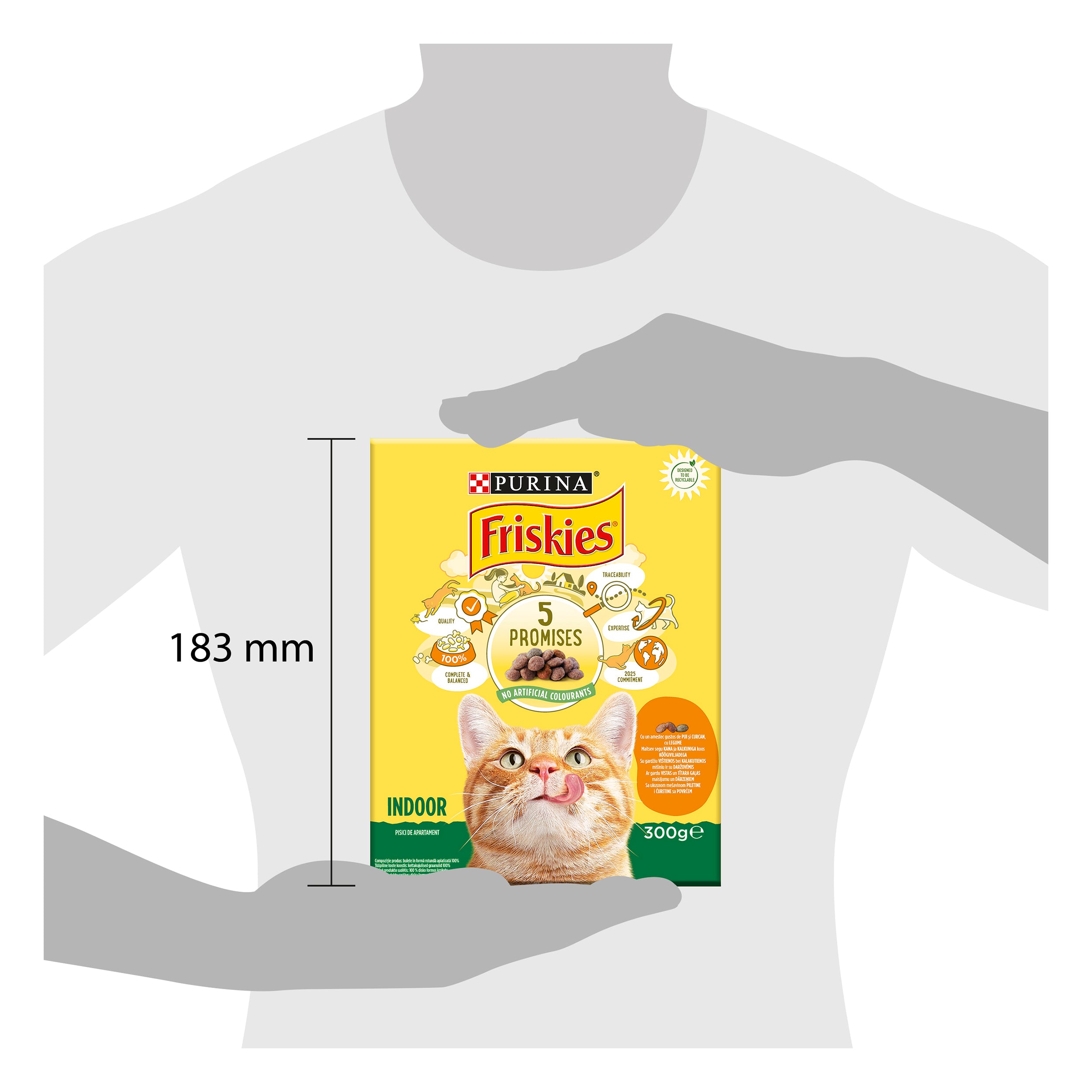 Friskies Indoor cu Pui și Legume – Hrană uscată pentru pisici de interior