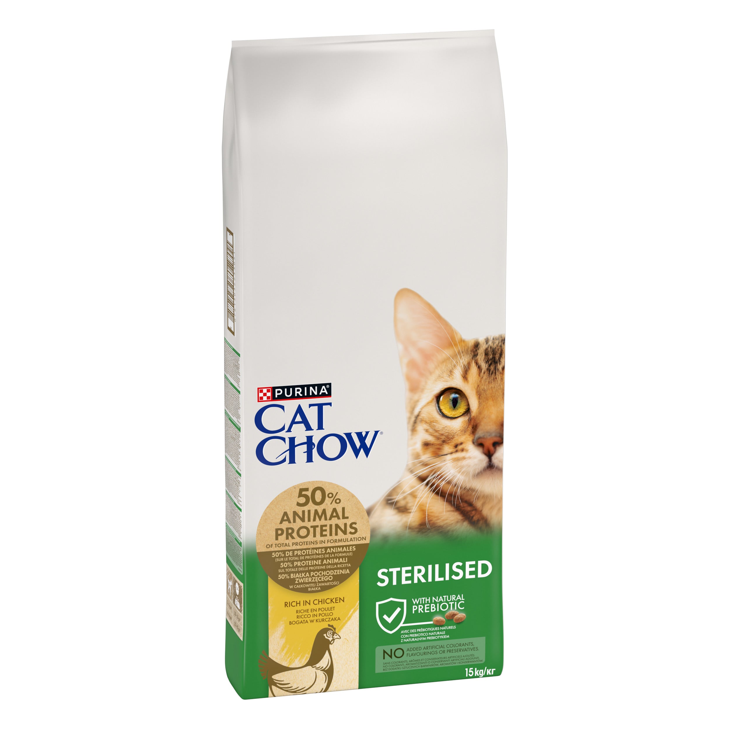 Purina Cat Chow Sterilised cu Pui