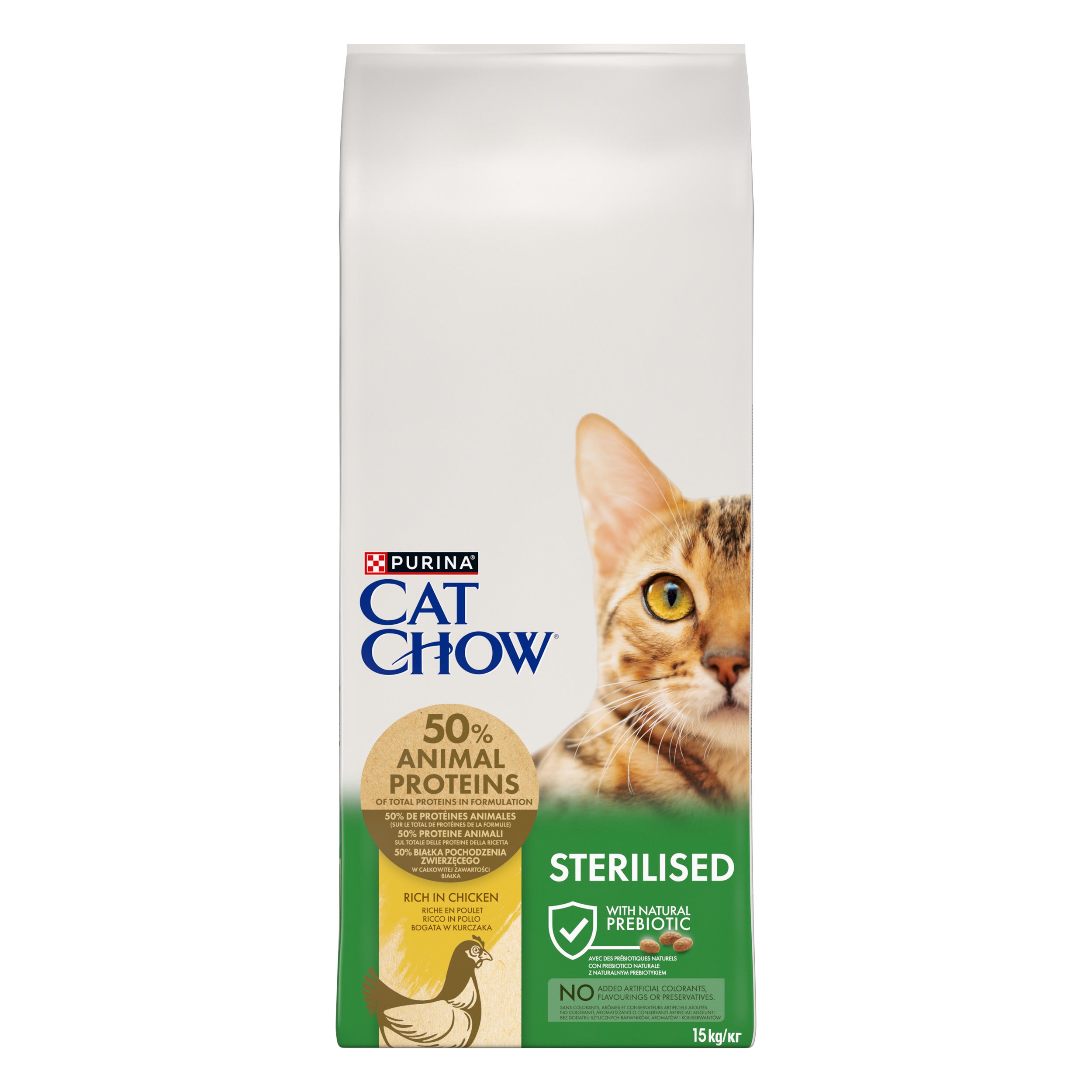 Purina Cat Chow Sterilised cu Pui