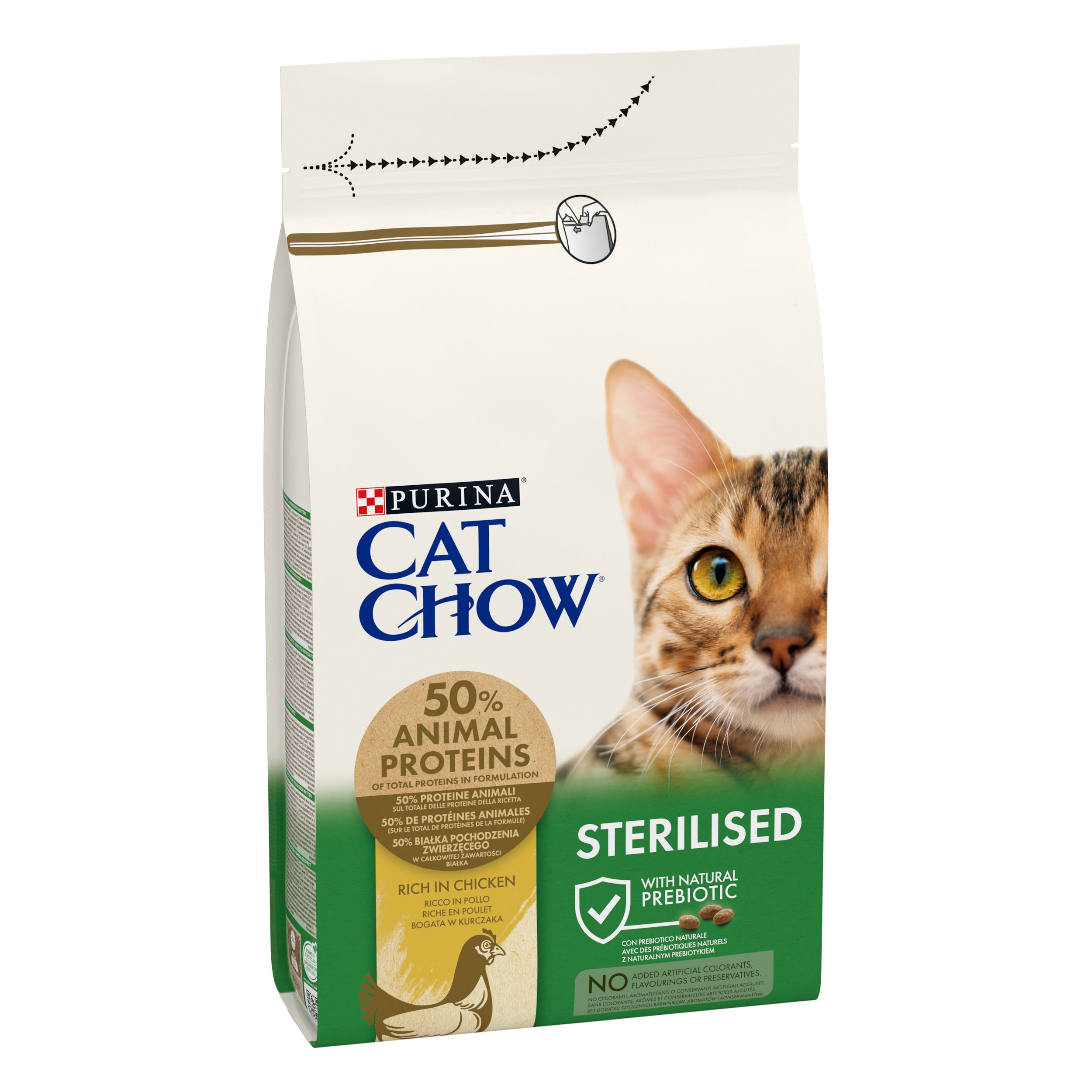 Purina Cat Chow Sterilised cu Pui