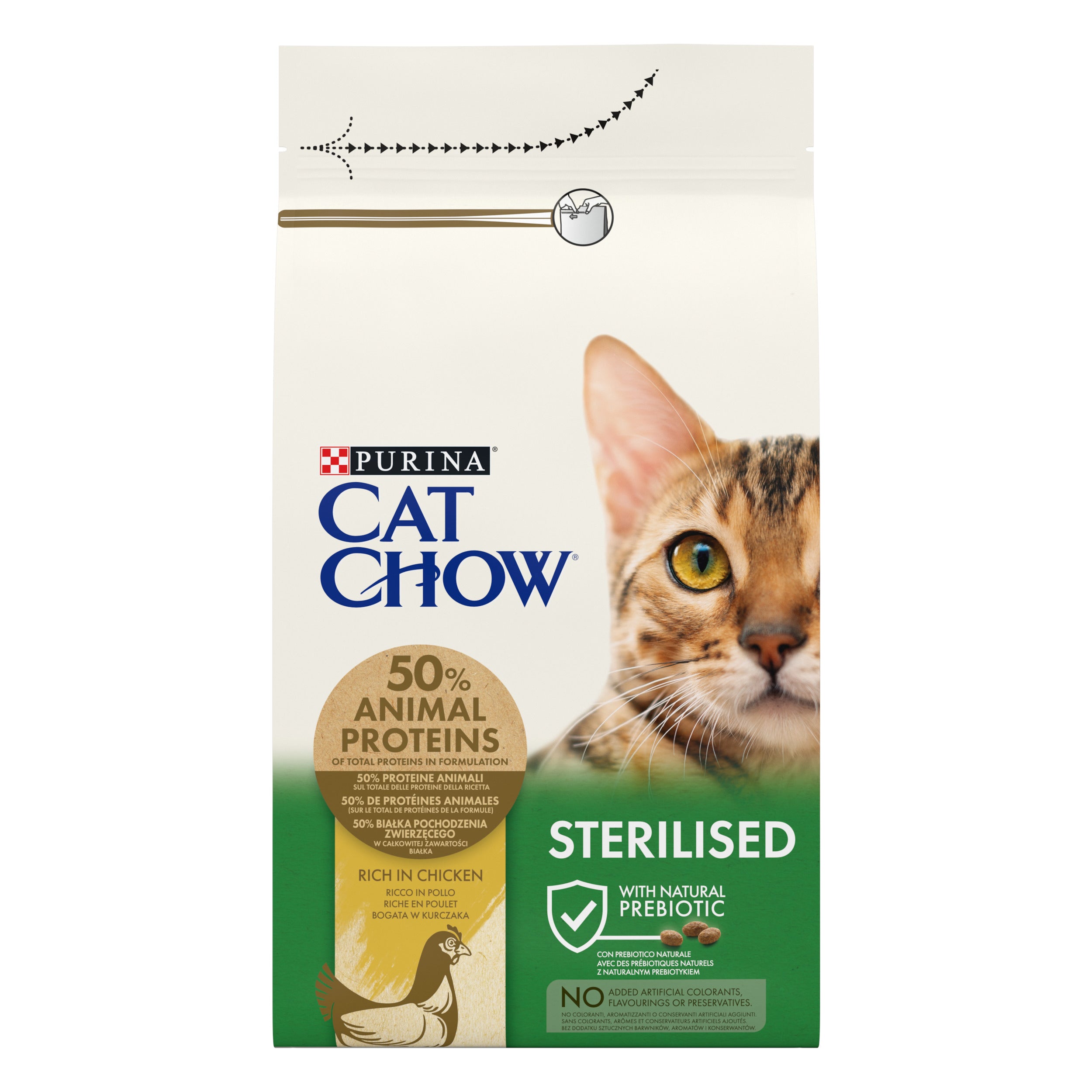 Purina Cat Chow Sterilised cu Pui