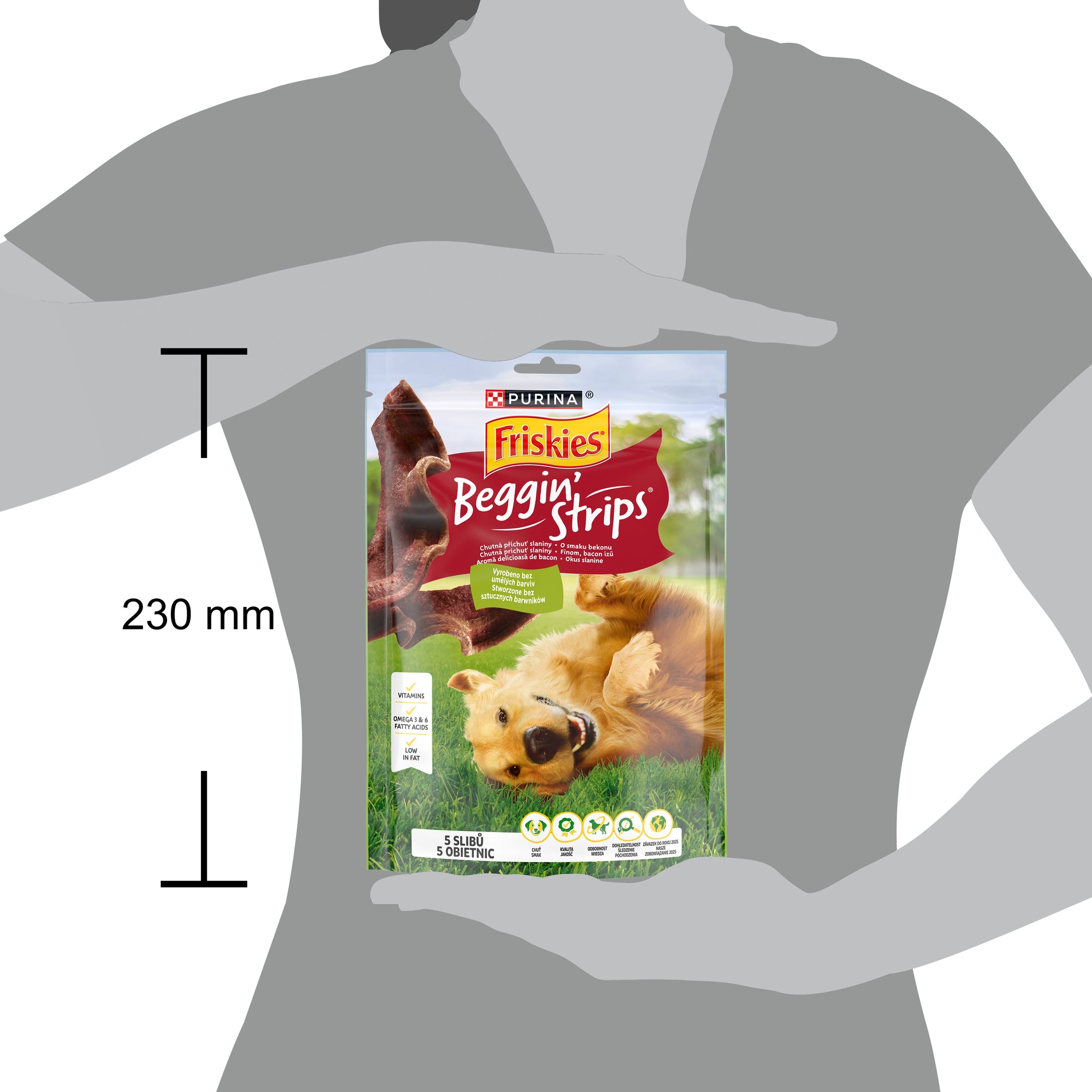 Friskies Dental Fresh – Recompense pentru igiena orală câini mici (110 g) (CopiaFriskies Beggin' Strips cu Vită – Recompense pentru câini (120 g)