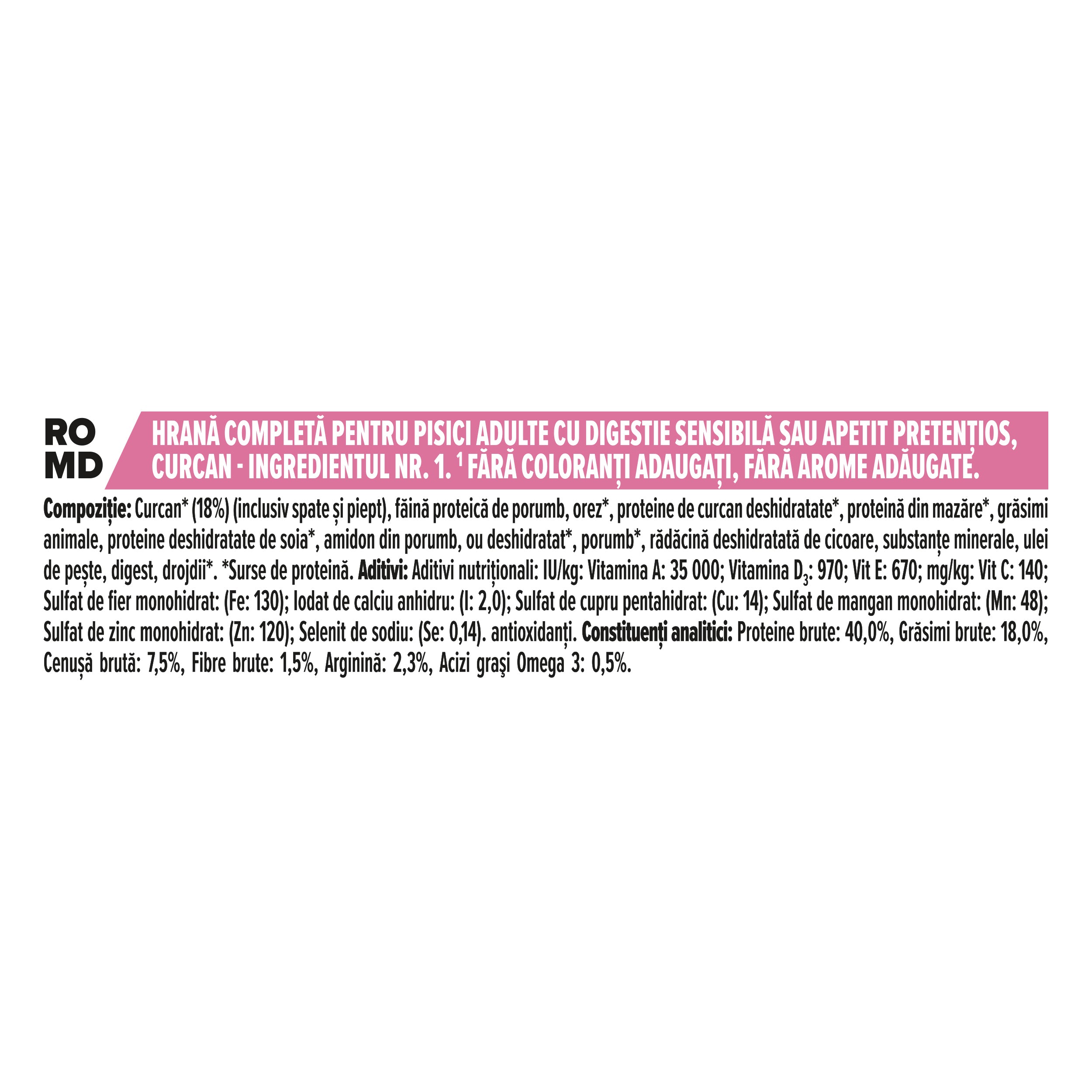 PRO PLAN Delicate Digestion cu Curcan