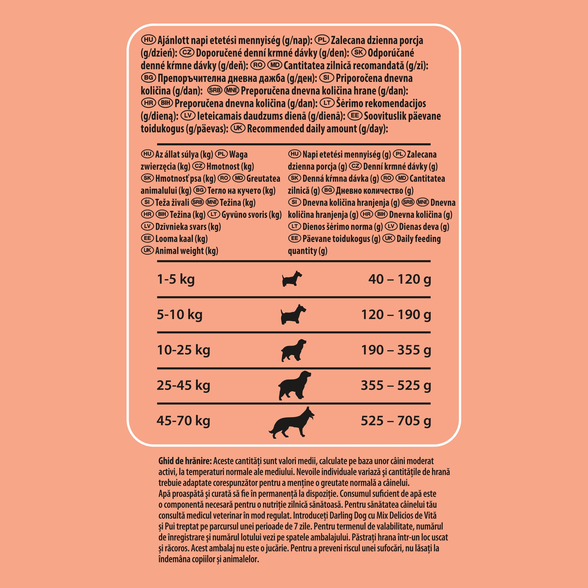 Purina Darling Adult cu Pui, Vită și Legume – Hrană uscată pentru câini