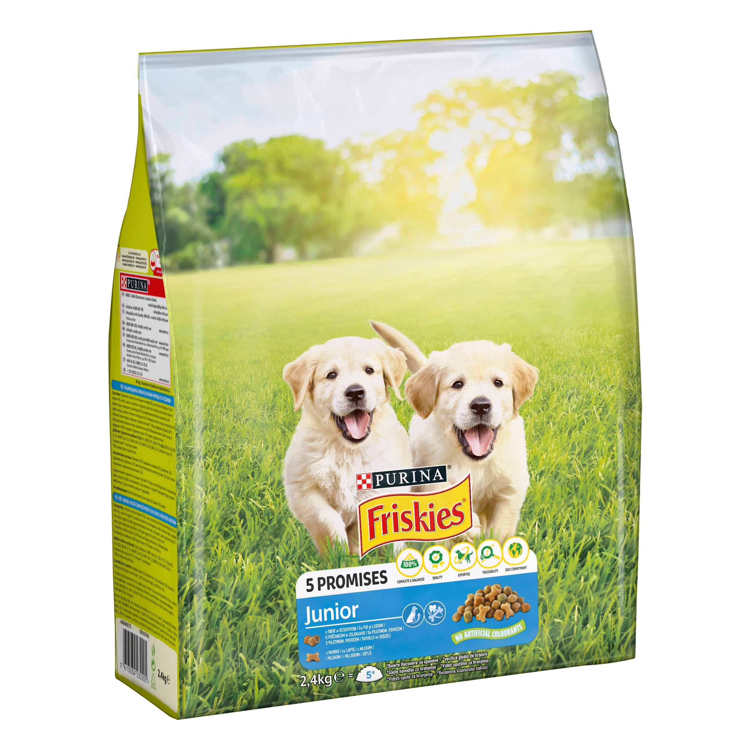 Friskies Junior – Pui, Legume & Lapte