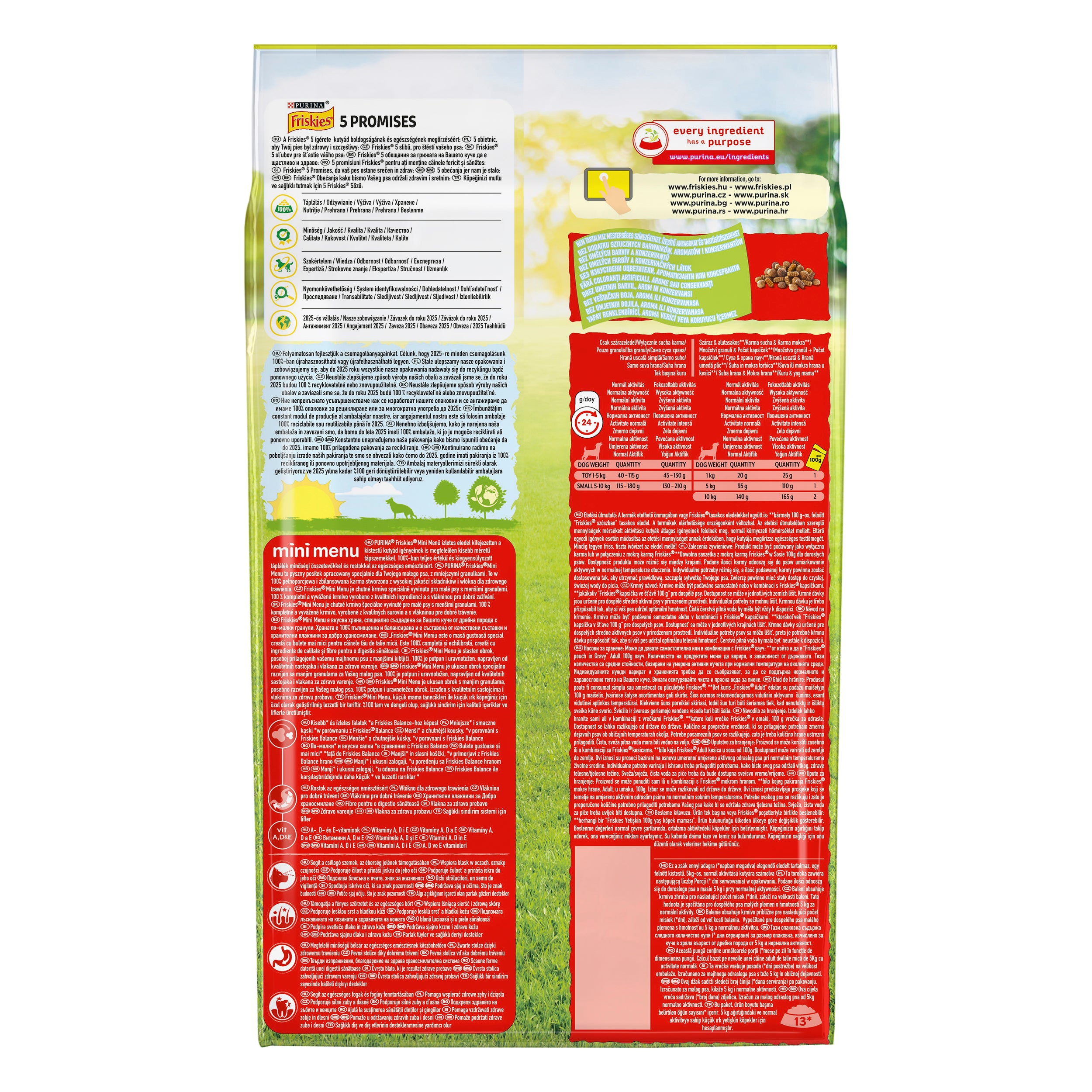 Friskies Mini Meniu – Vită (1.5 kg)