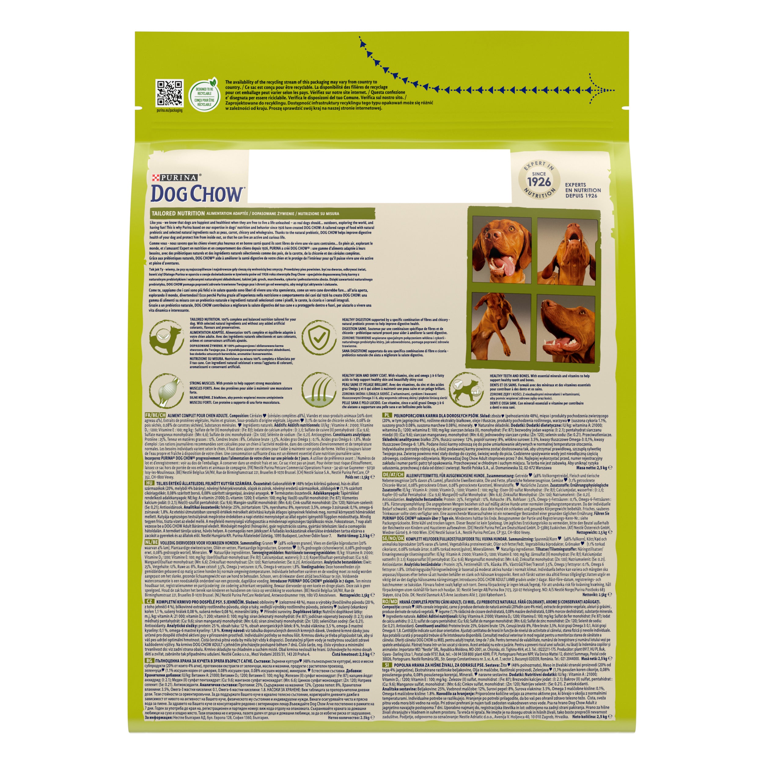 Purina Dog Chow Adult cu Miel