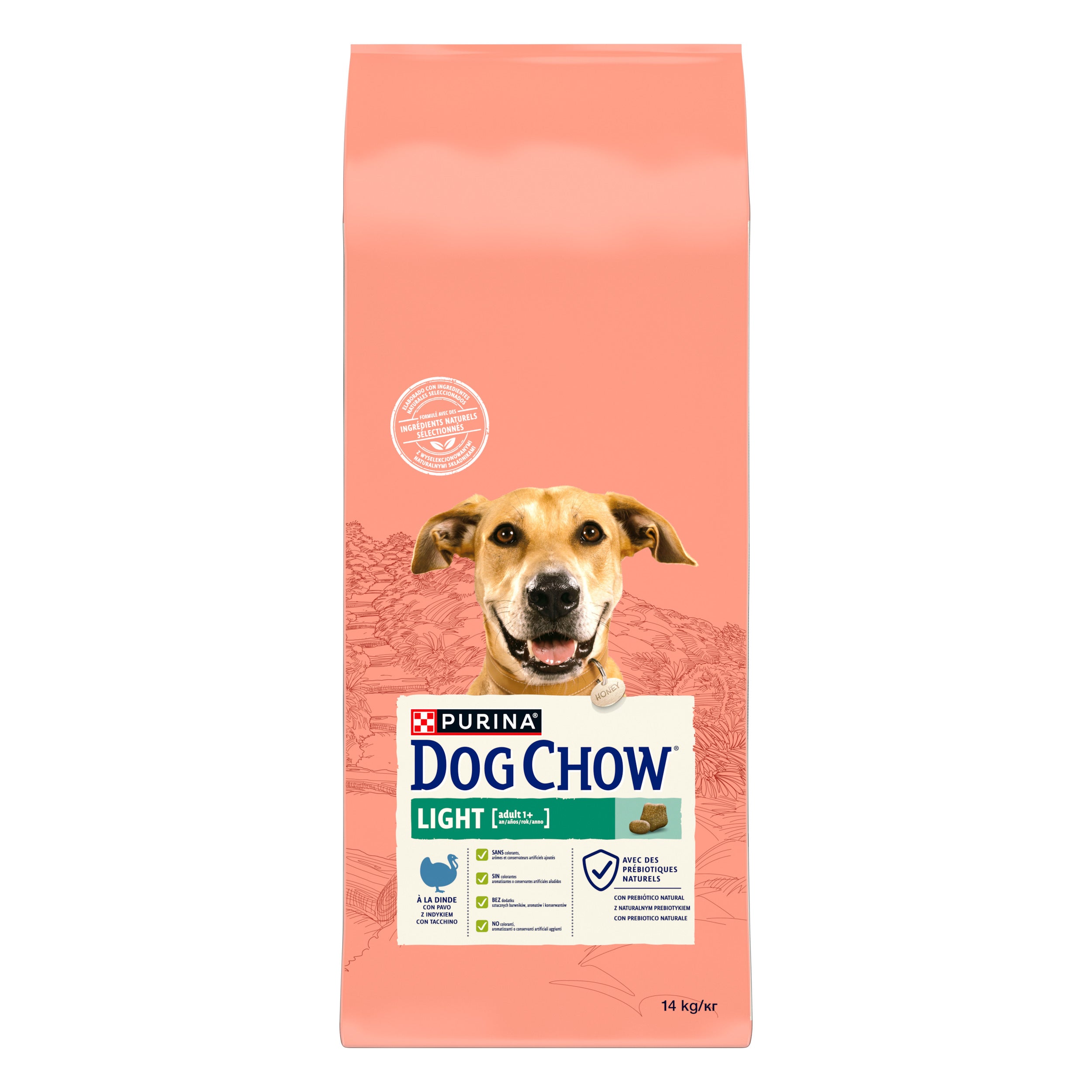 Purina Dog Chow Light cu Curcan