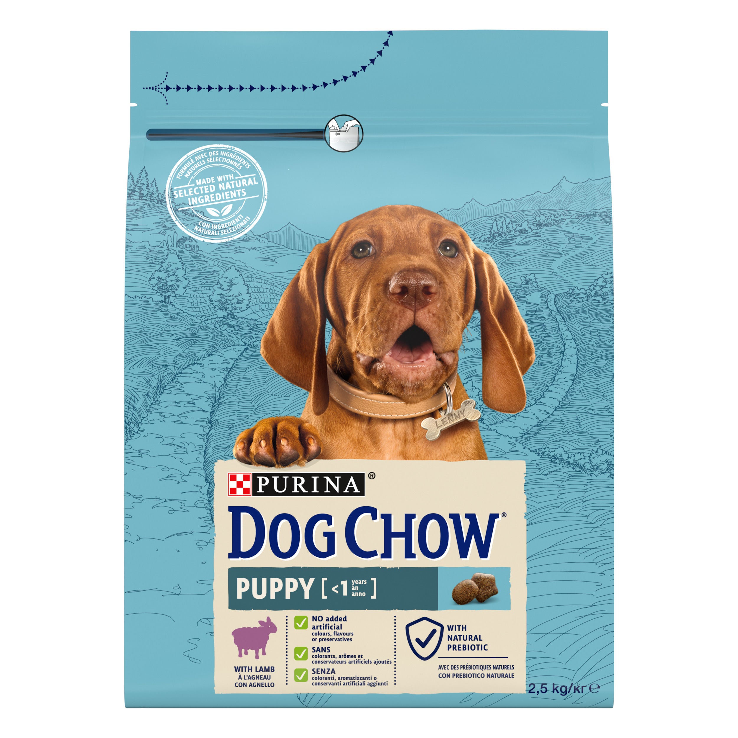 Purina Dog Chow Junior cu Miel