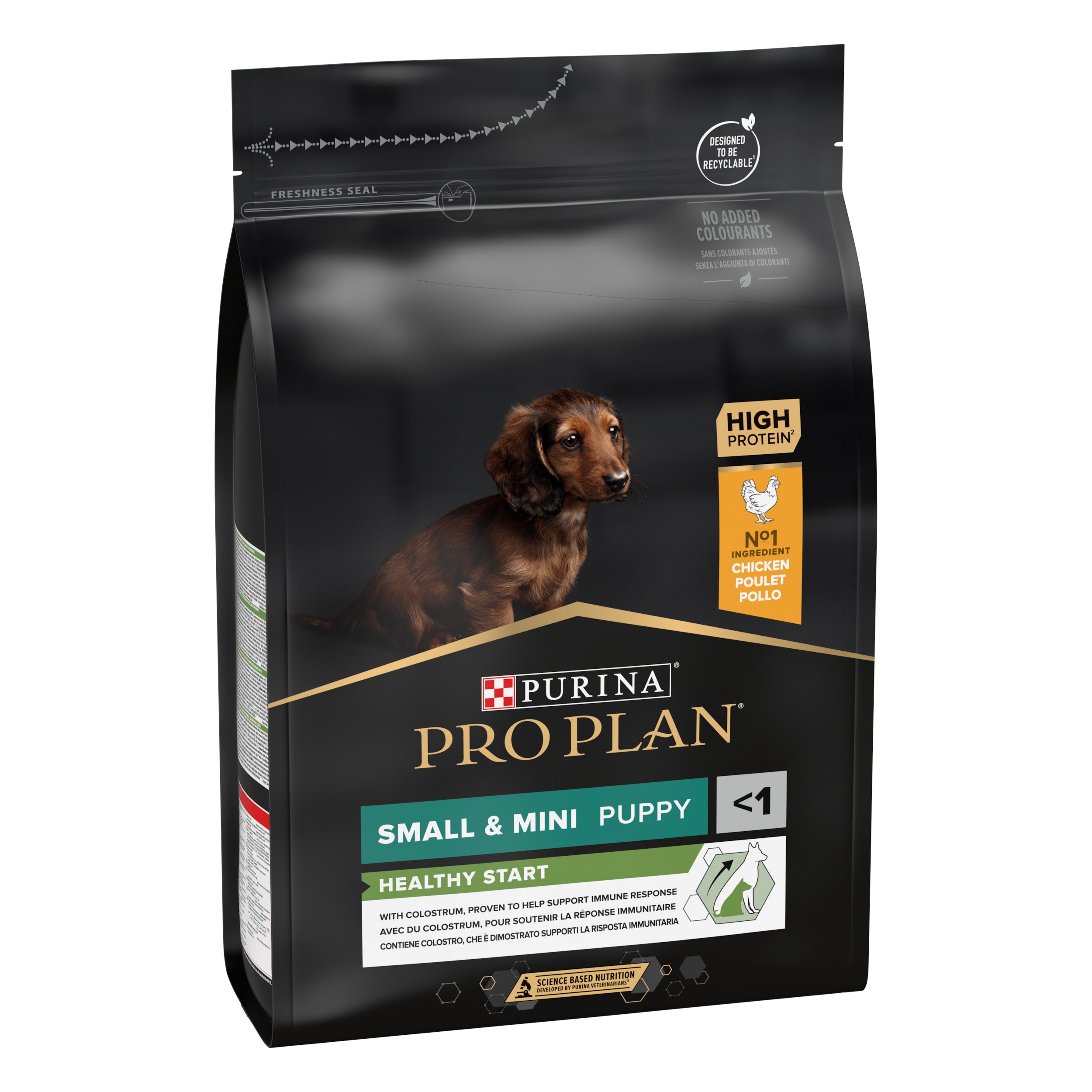 PRO PLAN® Healthy Start Puppy cu Pui, Talie Mică și Foarte Mică