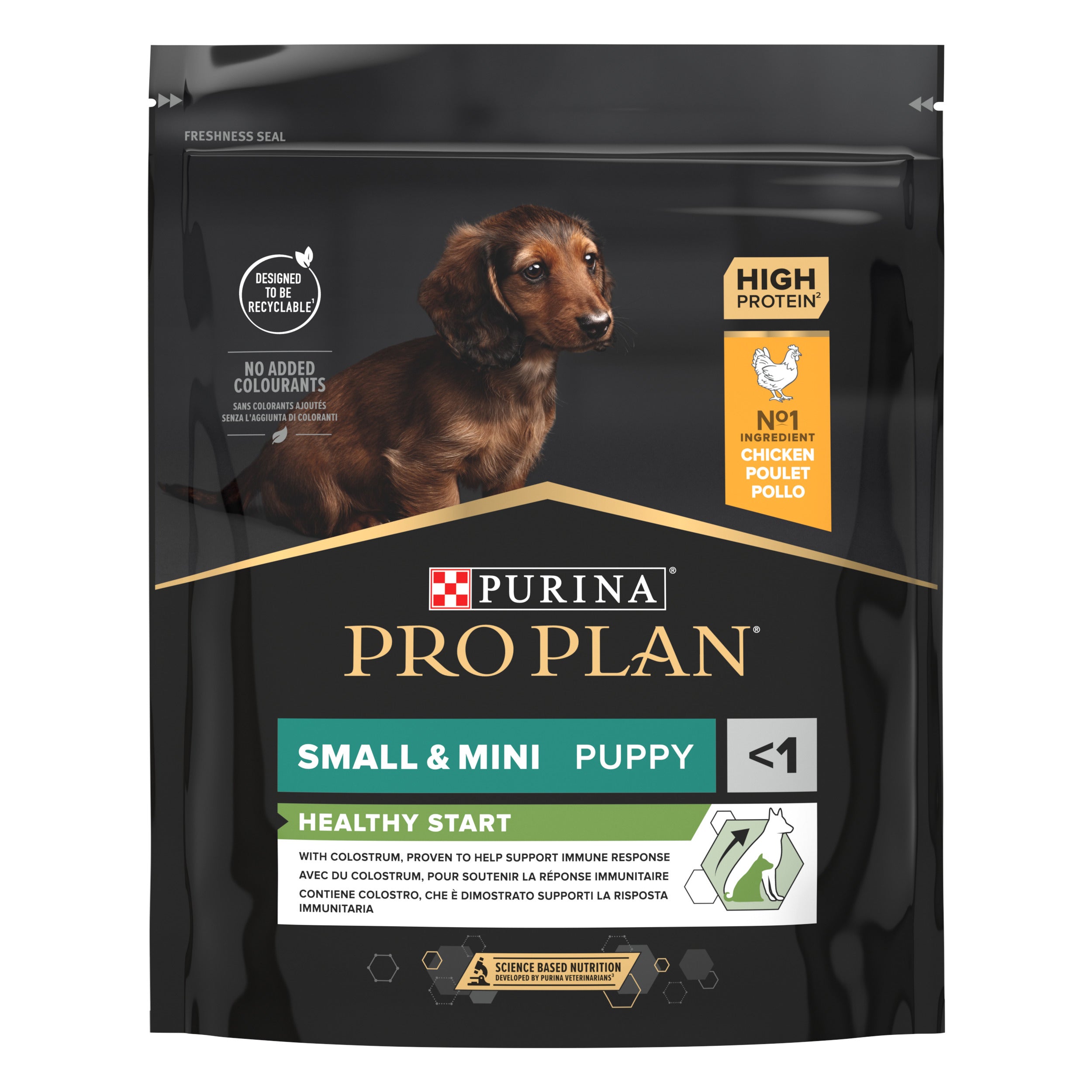 PRO PLAN® Healthy Start Puppy cu Pui, Talie Mică și Foarte Mică