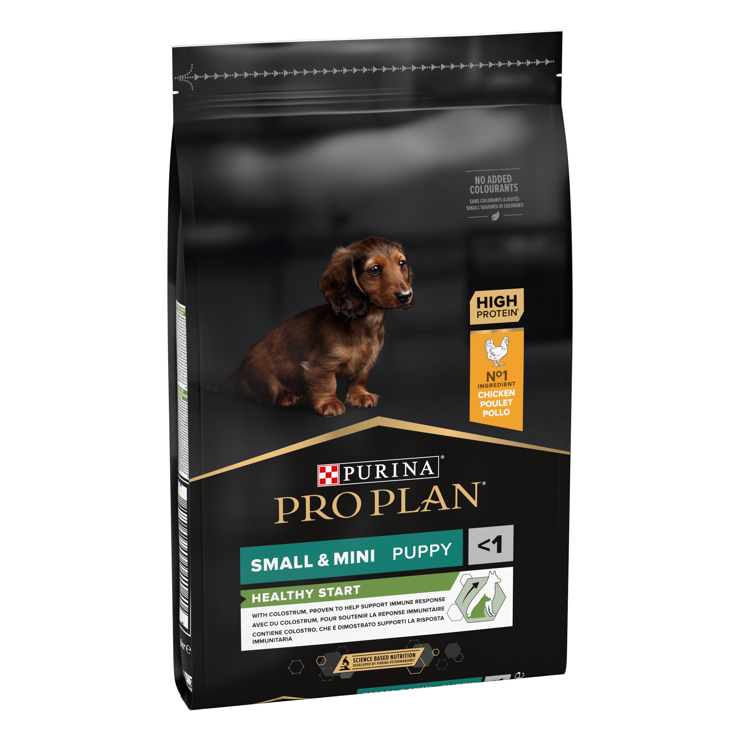PRO PLAN® Healthy Start Puppy cu Pui, Talie Mică și Foarte Mică