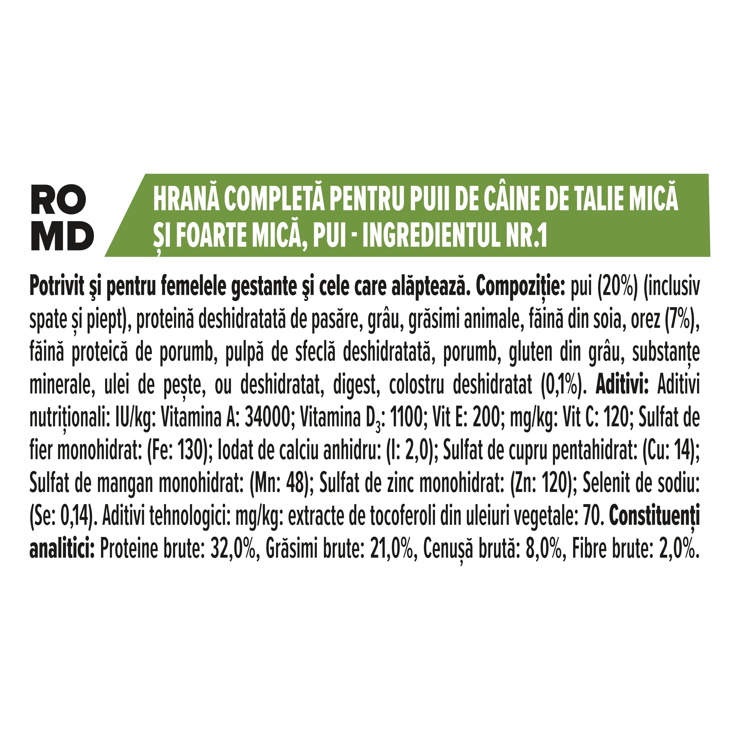 PRO PLAN® Healthy Start Puppy cu Pui, Talie Mică și Foarte Mică