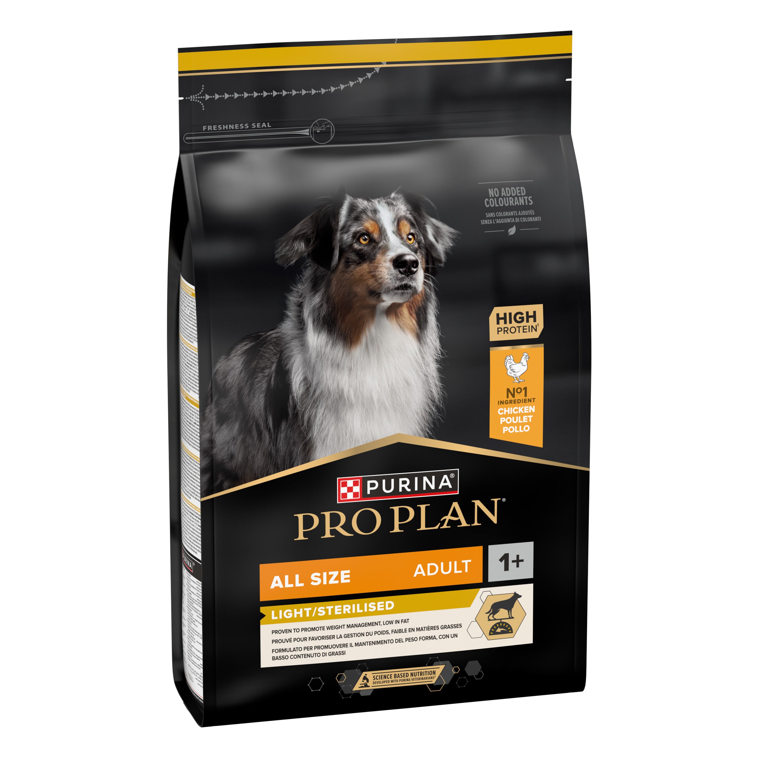 PRO PLAN® Light / Sterilised cu Pui