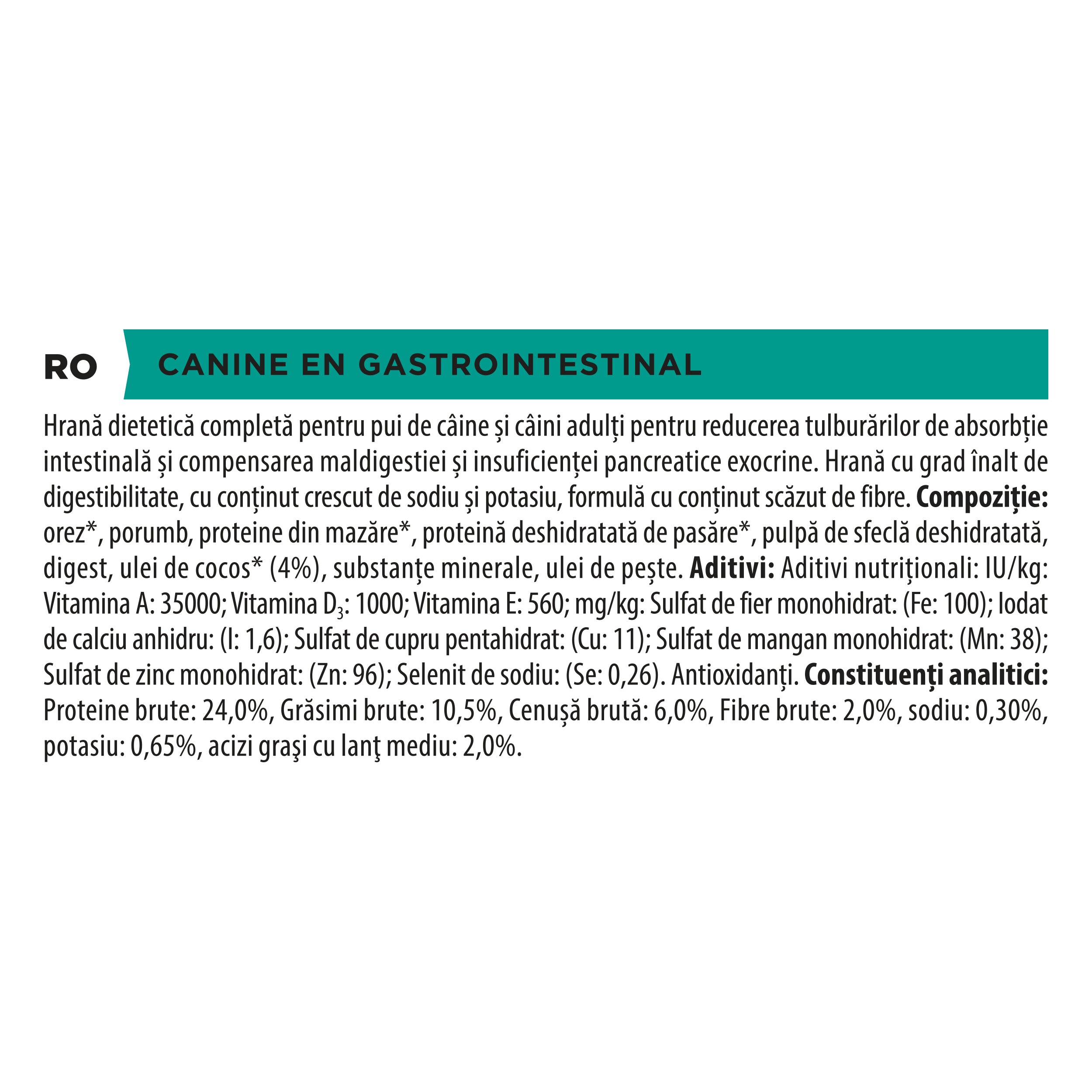 Pro Plan Veterinary Diets EN Gastrointestinal 12kg