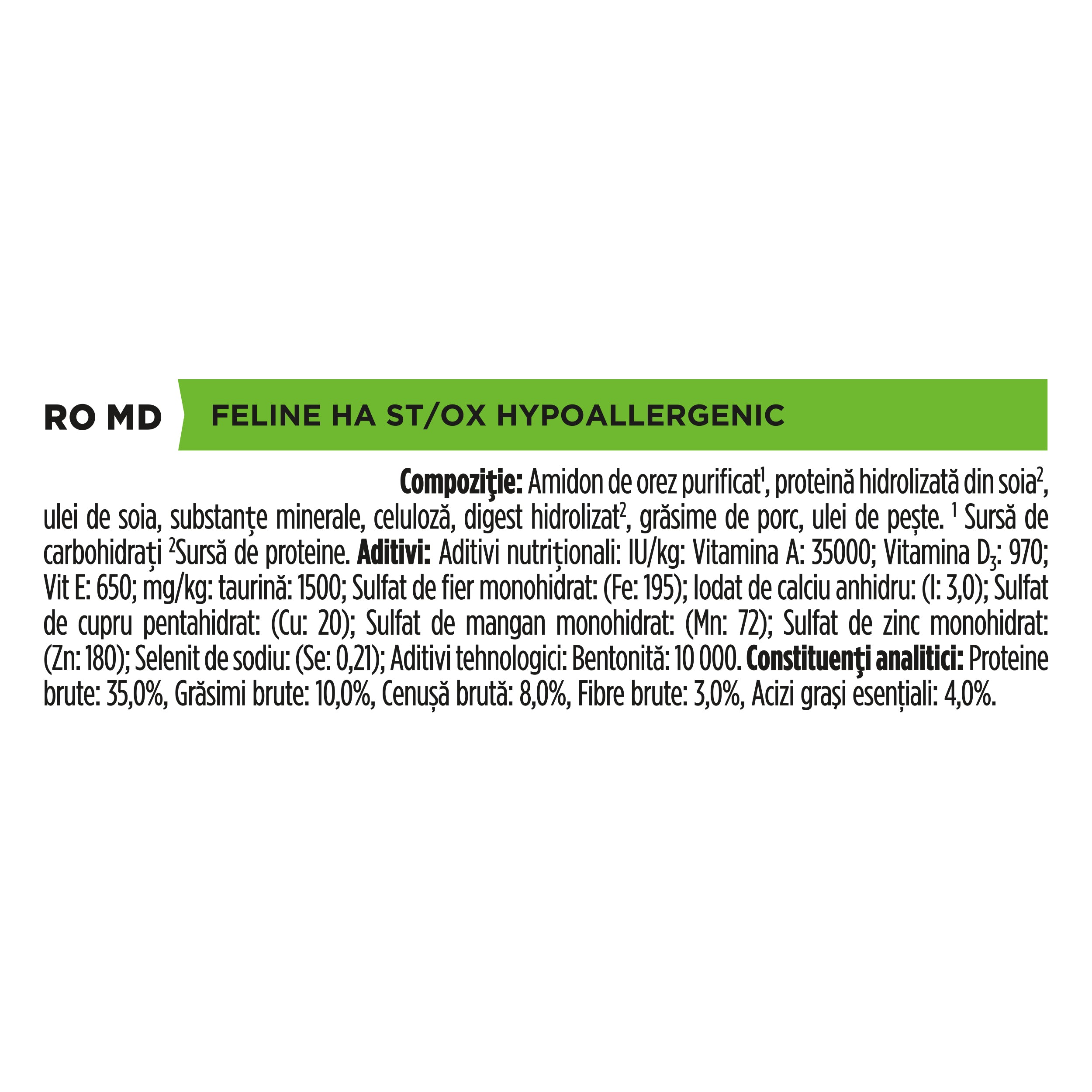 Pro Plan Veterinary Diets HA Hypoallergenic