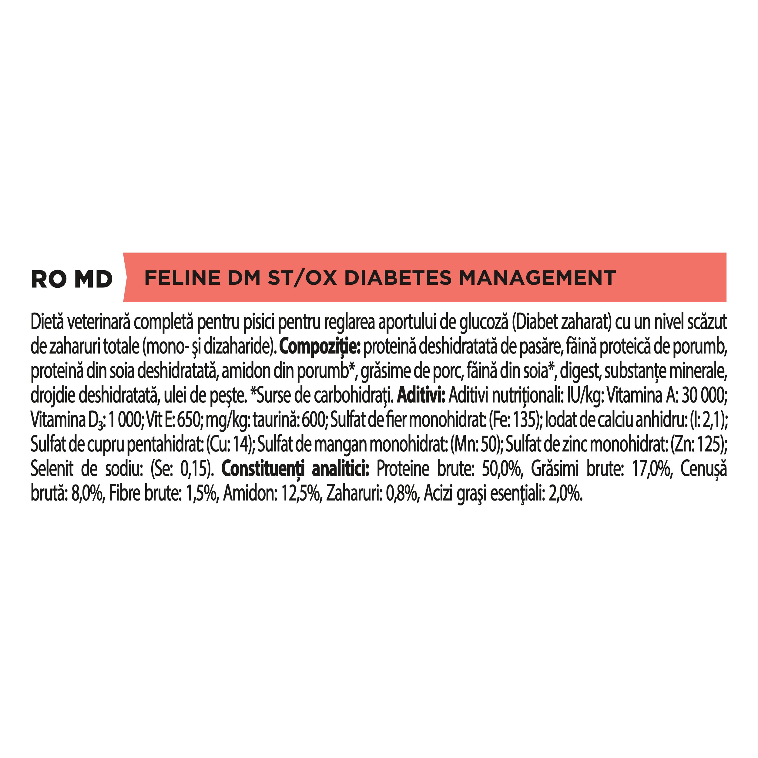 Pro Plan Veterinary Diets DM Diabetes Management 1,5kg