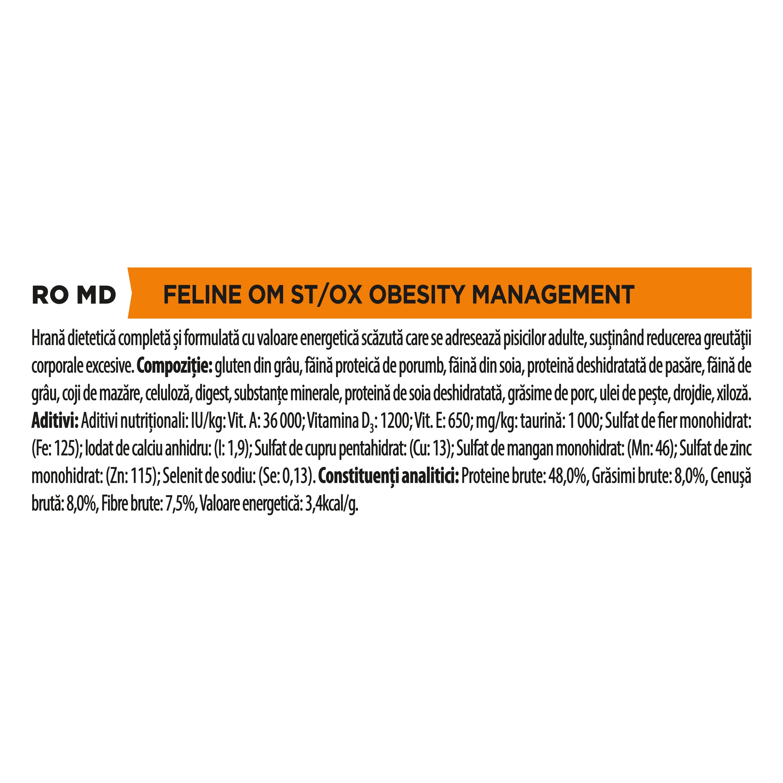 Pro Plan Veterinary Diets OM Obesity Management 5kg