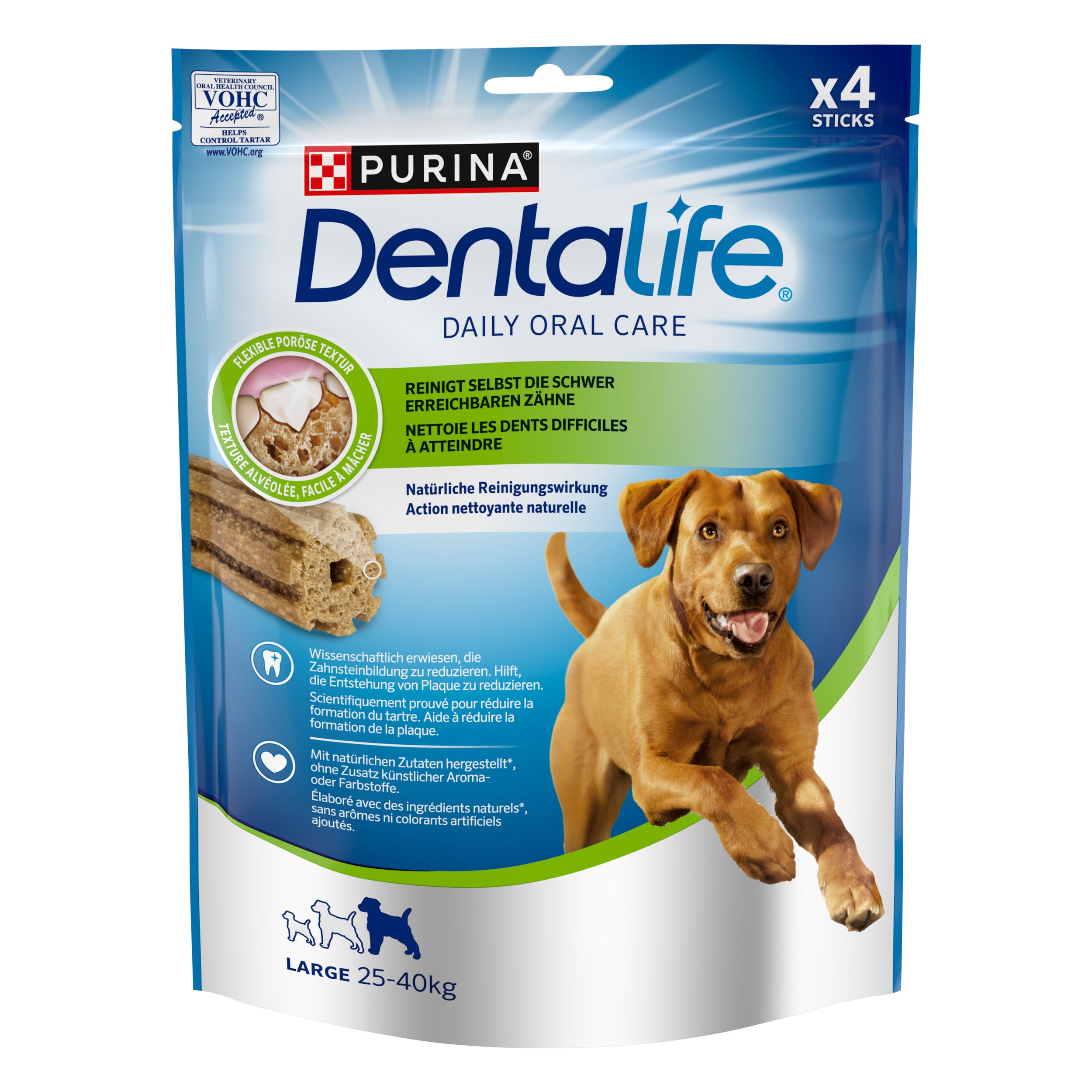 Purina Dentalife Large – Recompense pentru câini de talie mare (142g)