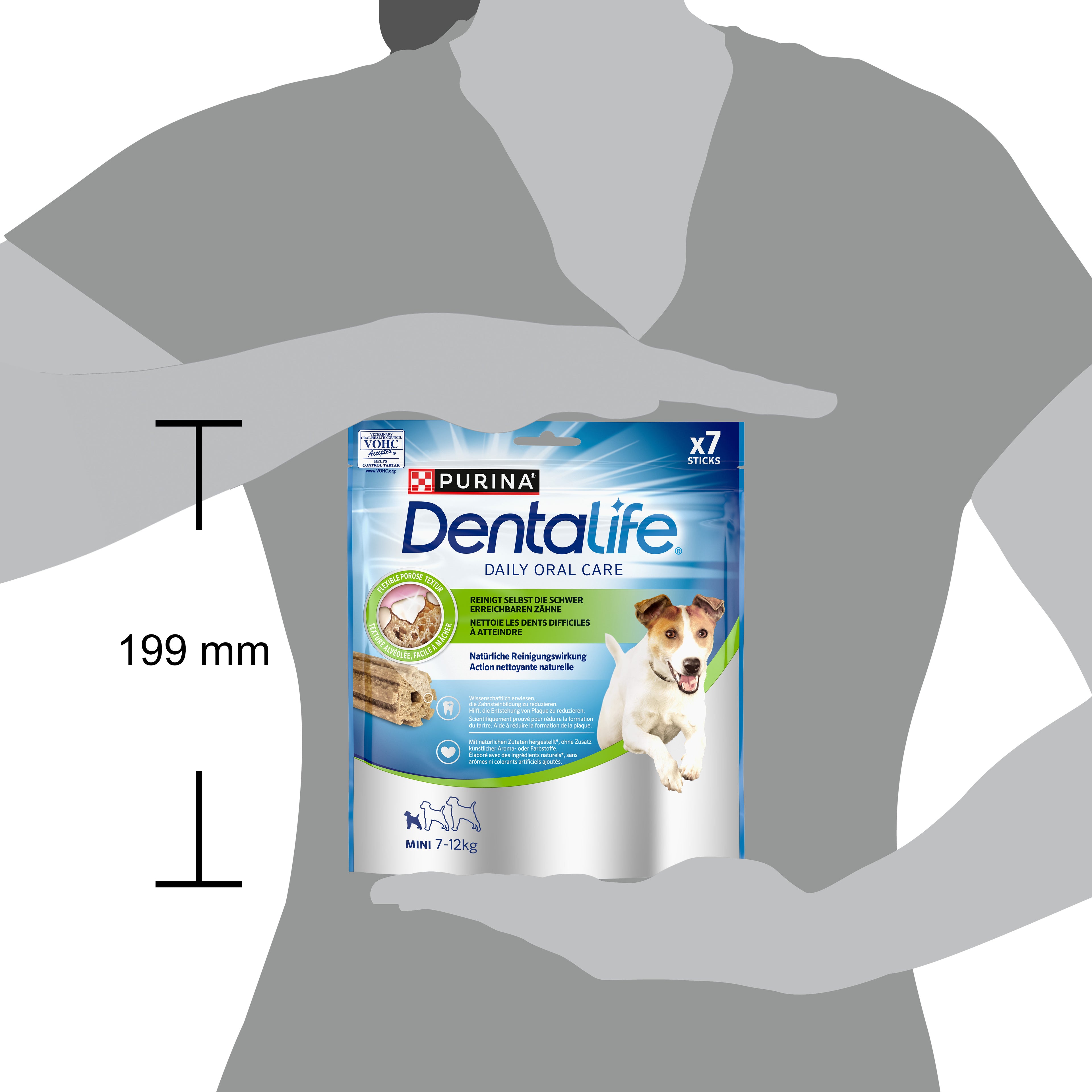 Purina Dentalife Small – Recompense pentru câini de talie mică (115g)