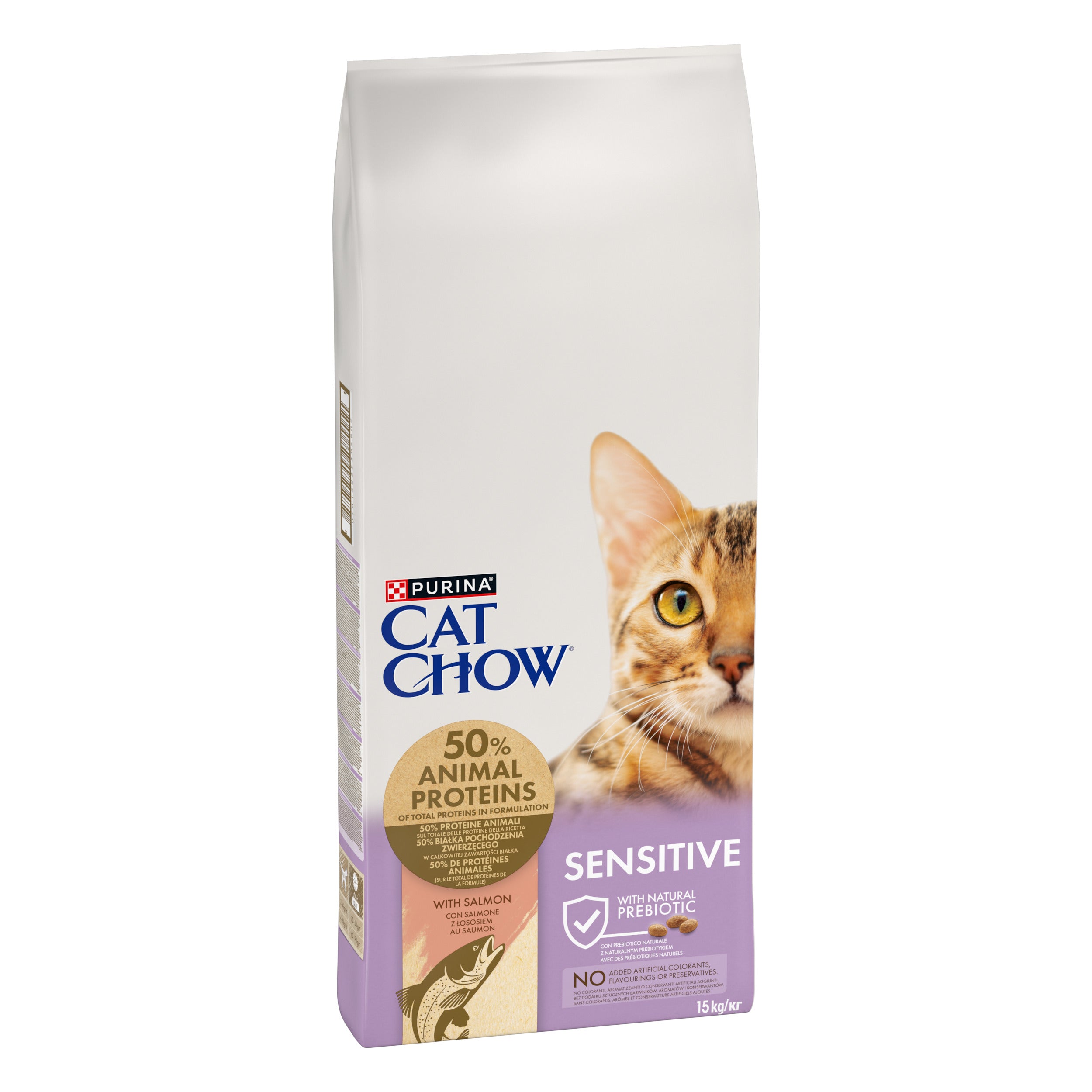 Purina Cat Chow Sensitive cu Somon